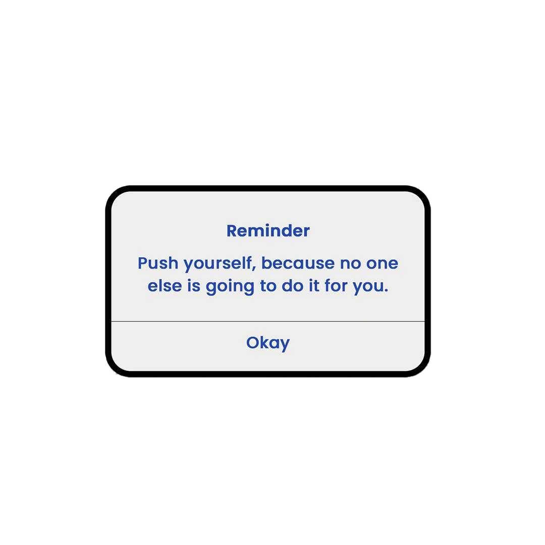 Push Yourself Sticker